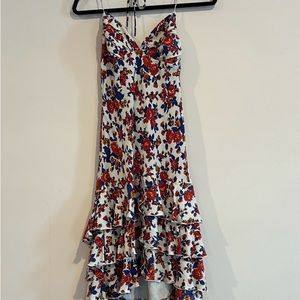 Betsey Johnson, silk - high low Dress size 8